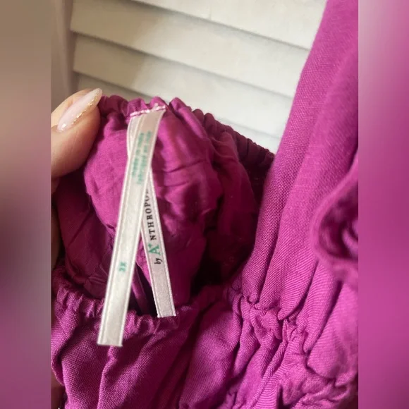 Anthropologie Smock Waist Mini Dress - Picture 7 of 10